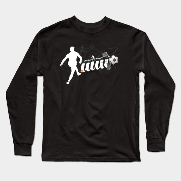 Suuuu CR7* T-Shirt Design | White Version Long Sleeve T-Shirt by OverView